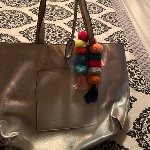 Metallic Tote
